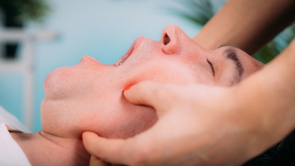 Jaw Realignment Massage Treatment.
