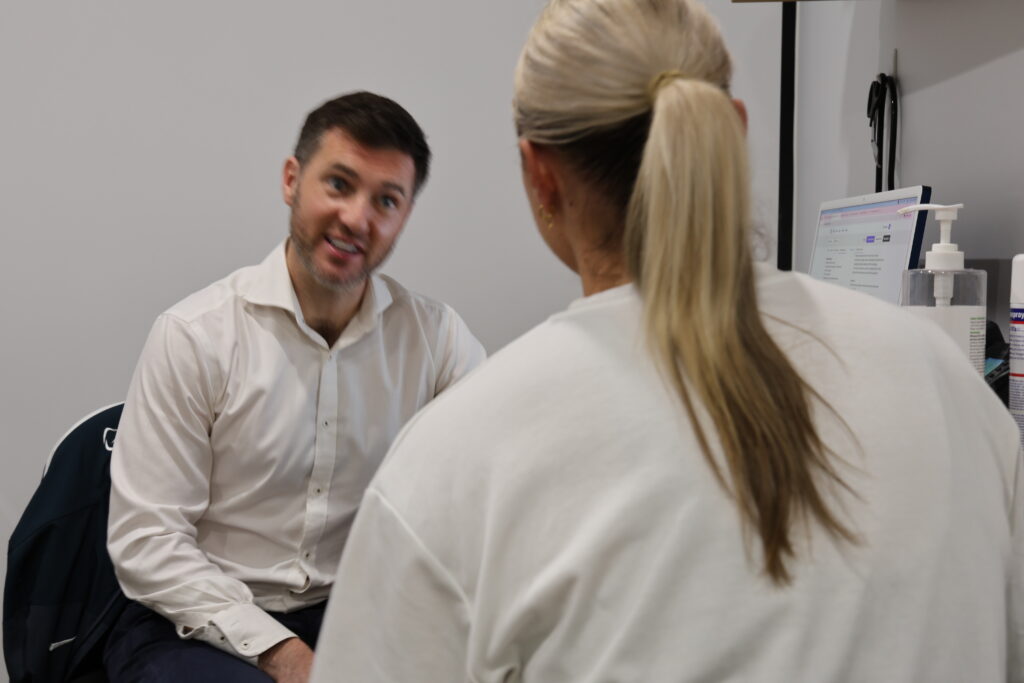 Patient consultation for acute bone fracture assessment